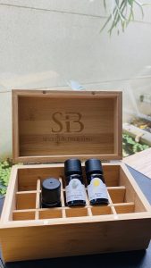SIB嚴選 芳療配件 竹木精油盒10ml SIB精油15支裝