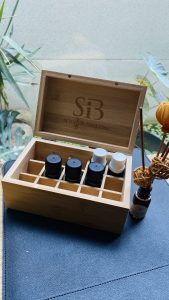 SIB嚴選 芳療配件 竹木精油盒10ml SIB精油15支裝