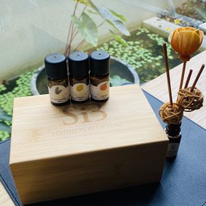 SIB嚴選 芳療配件 竹木精油盒10ml SIB精油15支裝